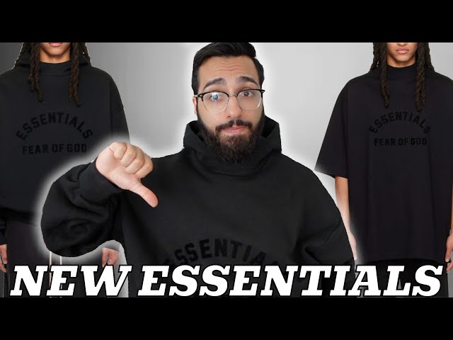 FEAR OF GOD ESSENTIALS BLACK COLLECTION 2023 REVIEW AND SIZING 