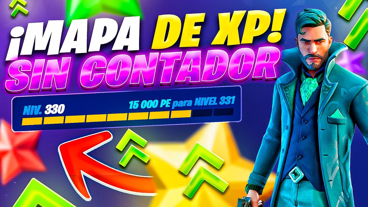 "MAPA de XP SIN CONTADOR" Como SUBIR RAPIDO de NIVEL en Fortnite Temporada 1 CAPITULO 7 / MAPAS XP!