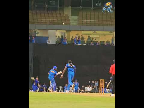 Jofra Archer bowling in MI colors | Mumbai Indians