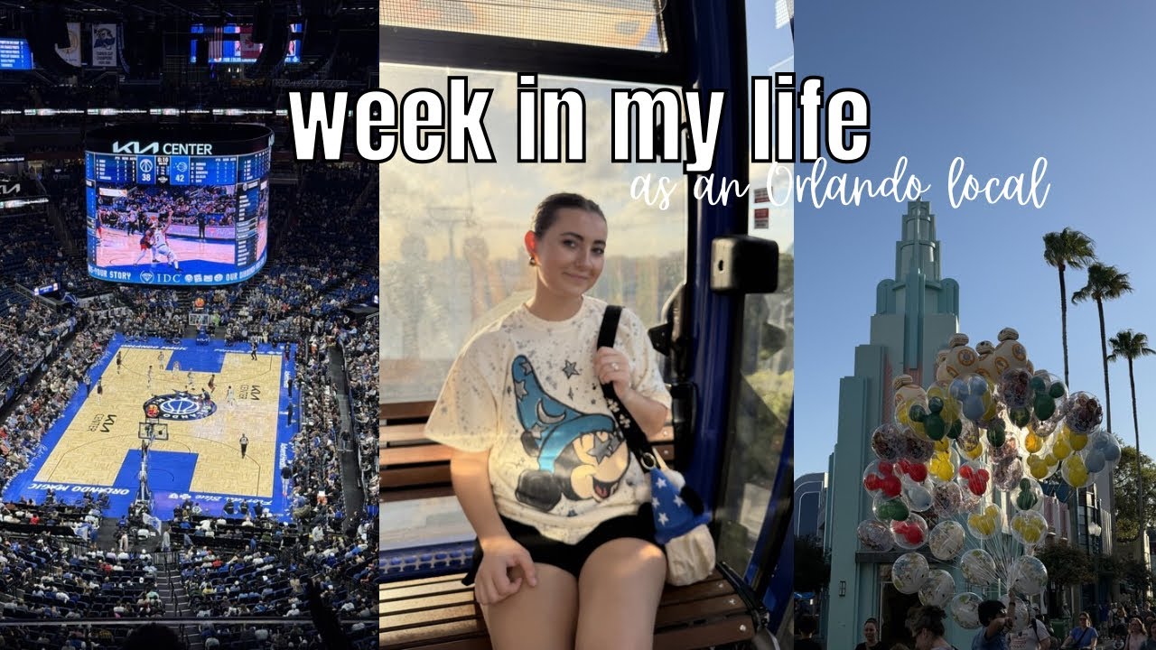 orlando local week in my life: hauls, coffee, disney, magic game