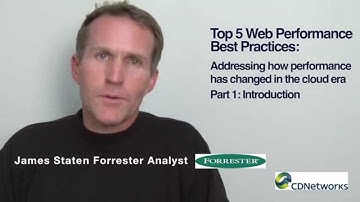 Top 5 Web Performance Best Practices: Intro