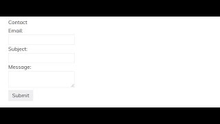 Simple Contact Form using Golang | Golang Form Beginners
