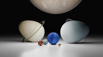 Eggs planet bouncing | Solar System Planet Size Comparison 3D