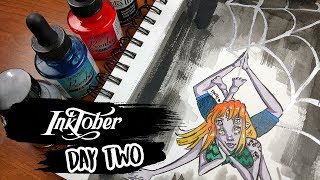 INKTOBER 2017 Day Two ~ Arachni