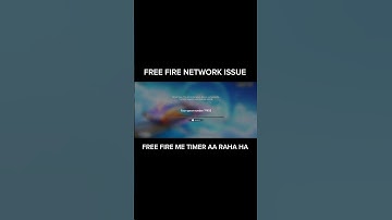 SERVER BUSY PROBLEM FREE FIRE I FREE OPEN KYU NHI HO RAHA | NETWORK CONNECTION ERROR FREE FIRE #ff