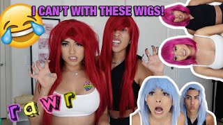 TRYING ON THE BEST RATED AMAZON WIGS PT.2 !! |Yoatzi