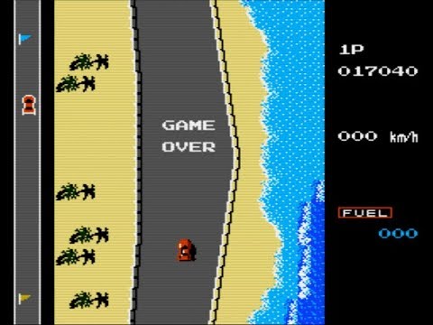Road Fighter Game Play