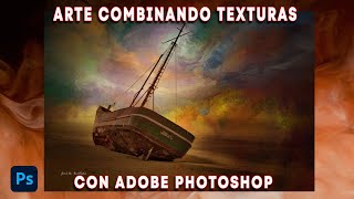 Crea una obra de arte con Photoshop combinando texturas