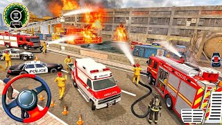 🚒 Real Fire Truck Driving Simulator 2026 - New Fire Fighting Fireman‘s Daily Job - Android GamePlay  screenshot 1