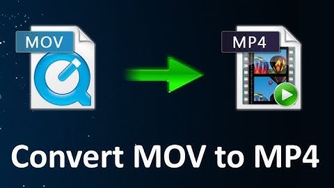 How to Free Convert QuickTime MOV to MP4 on Windows/Mac