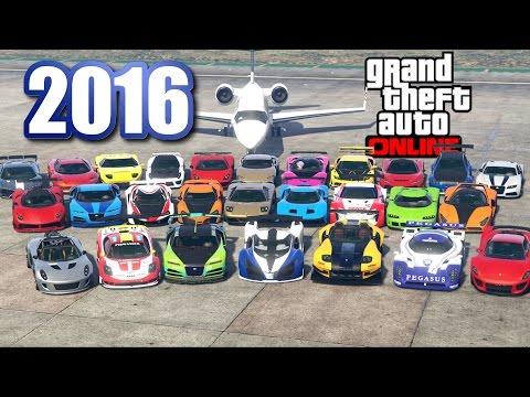 Gta5 16年最速スーパーカー決定戦 Youtube