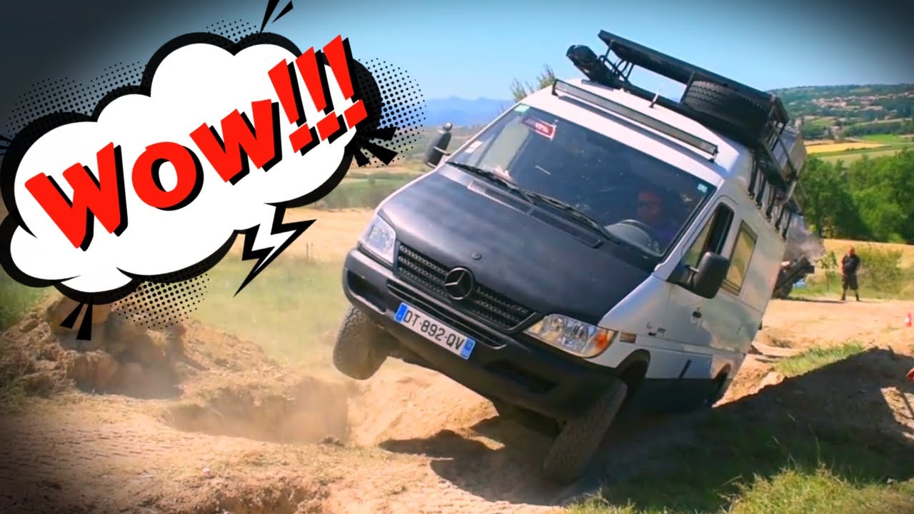 On a testé notre Sprinter 4x4 au P'tits Gros 2K22