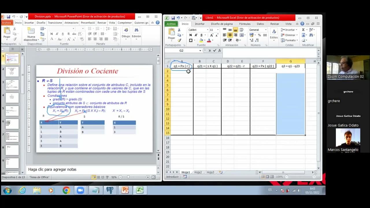 Implementacion de Division en SQL - YouTube