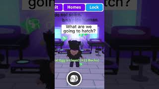 Hatching A Royal Egg In Adopt Me.