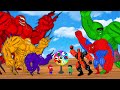 Rescue Team HULK Family &amp; SPIDERMAN, DEADPOOL vs VENOM : Who Is The King Of Super Heroes? - FUNNY