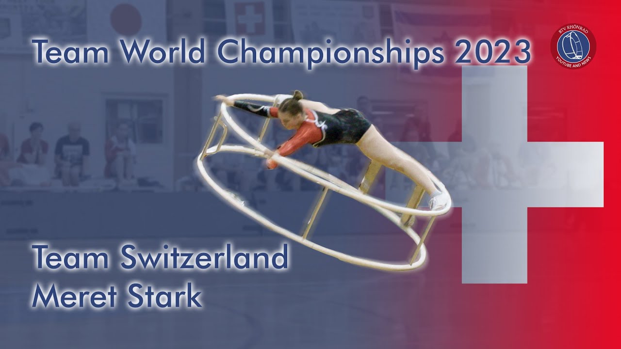 Meret Stark Team World Championships Junior 2023 in Gymwheel Team Switzerland Spiral