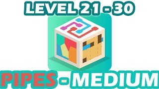 Puzzlerama | PIPES | Medium | Level 21 - 30 | Walkthrough screenshot 2