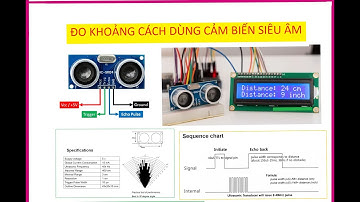#vixuly ĐO KHOẢNG CÁCH DÙNG CẢM BIẾN SIÊU ÂM HC-SR04