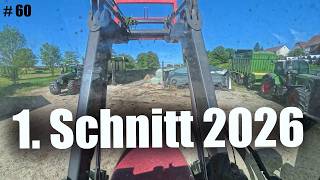 1. Schnitt 2026 / Wie ist der Ertrag? / Reicht das Futter? / FarmVlog 60
