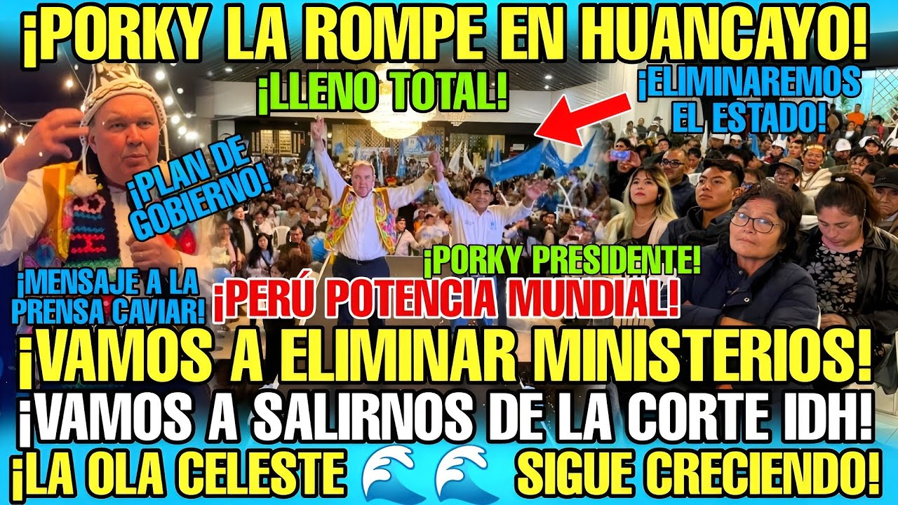 RAFAEL LÓPEZ PRESENTA SU PLAN DE GOBIERNO PARA CONVERTIR AL PERÚ EN UNA POTENCIA MUNDIAL EN 2026