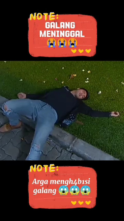 Galang Meninggal😭😭😭 #ggs #gantenggantengserigala #shorts #shortsggs #ggsshorts #galang