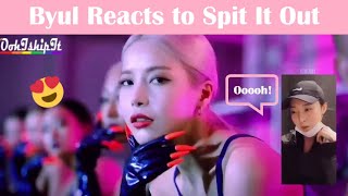MAMAMOO Moonbyul Reacts to Solar's MV (Spit It Out)