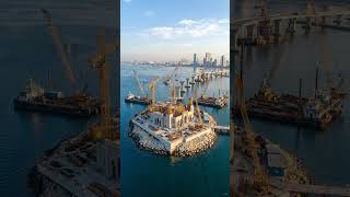 🕌🌊 Building a Grand Mosque on a Sea Island with a Bridge to the City | Epic Construction Timelapse🌉✨