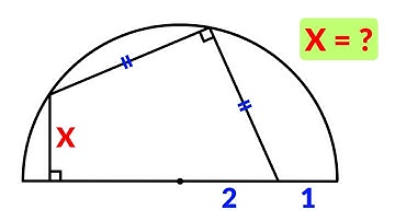 USA Math Olympiad | A Very Nice Geometry Problem | Find the length X