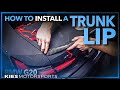 How to install a Carbon Fiber Trunk Lip on a BMW G20 (M340i and 330i)