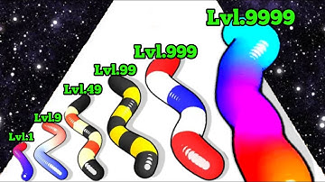 Gummy Worms Go - Level Up Gummy Worms Max Level Gameplay, Snack run ( New Game)