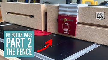 DIY Router table part 2 - the fence