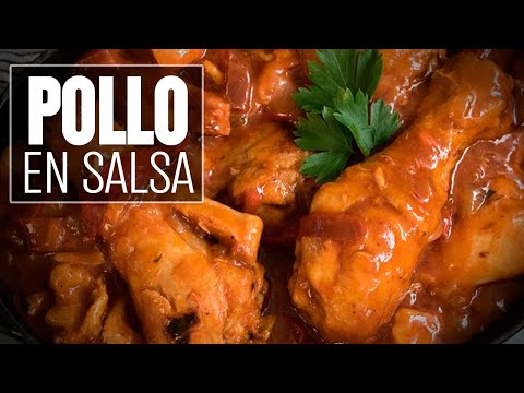 Video: Pollo En Salsa De Tomate Picante