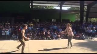 Alyson Stoner & Erik Hall dancing in El Salvador.