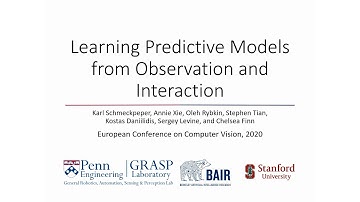 Learning Predictive Models from Observation and Interaction - Teaser