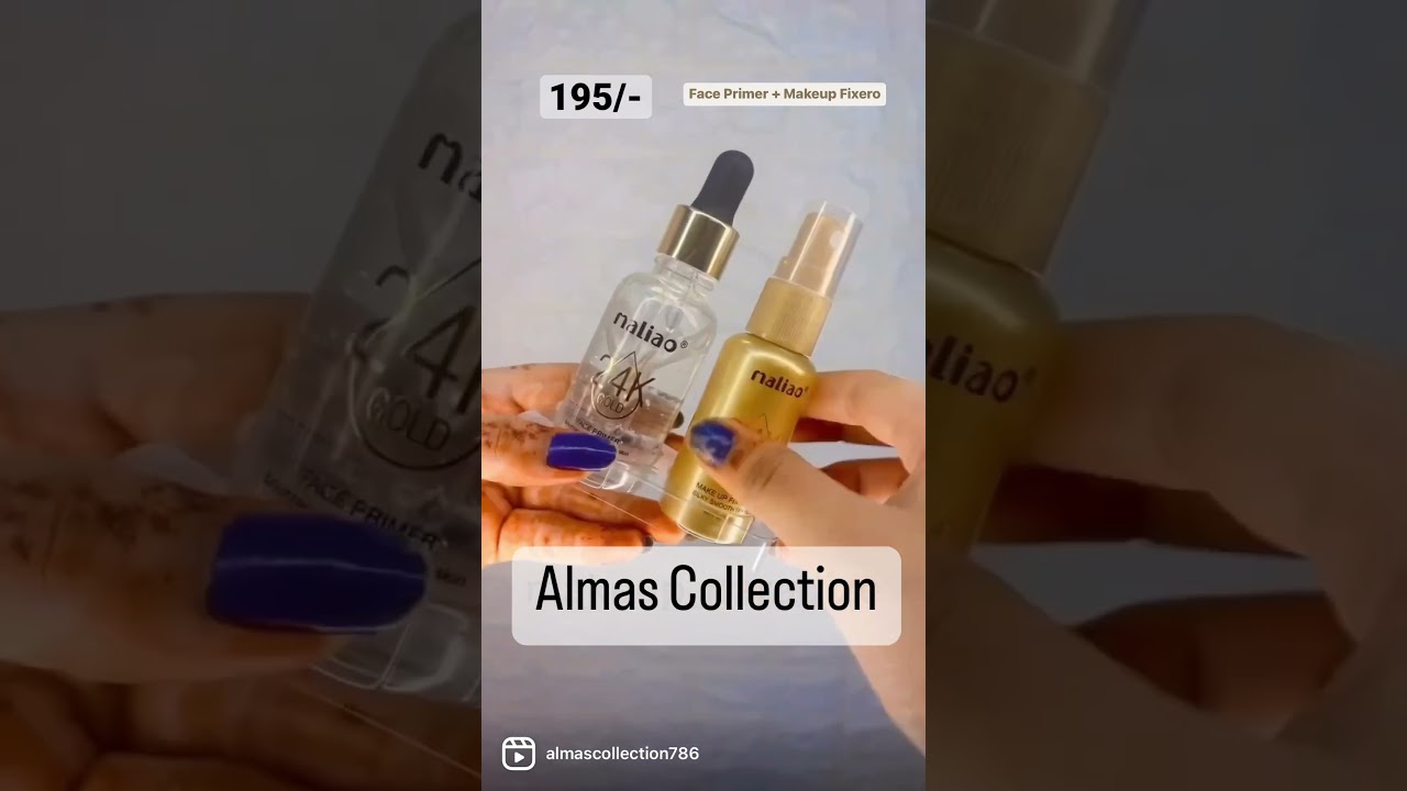 Maliao 2 in 1 Combo 😋 Face Primer + Makeup Fixer 🔥 Price 195/-