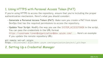 Resolving the Cannot prompt because terminal prompts have been disabled Error in Azure Pipelines