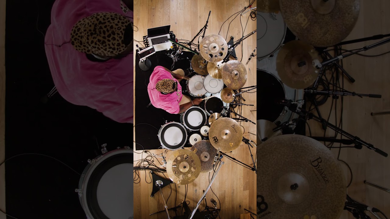 Kwesi Robinson "Thankful" #shorts #meinlcymbals #meinl #drums #drummer #drumming #kwesirobinson
