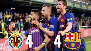 Villarreal and barcelona played out an incredible 4-4 draw on tuesday
night in la liga. with coutinho, malcom, messi suárez scoring
completing the co...