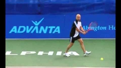 A. Agassi Backhand In Slow Motion