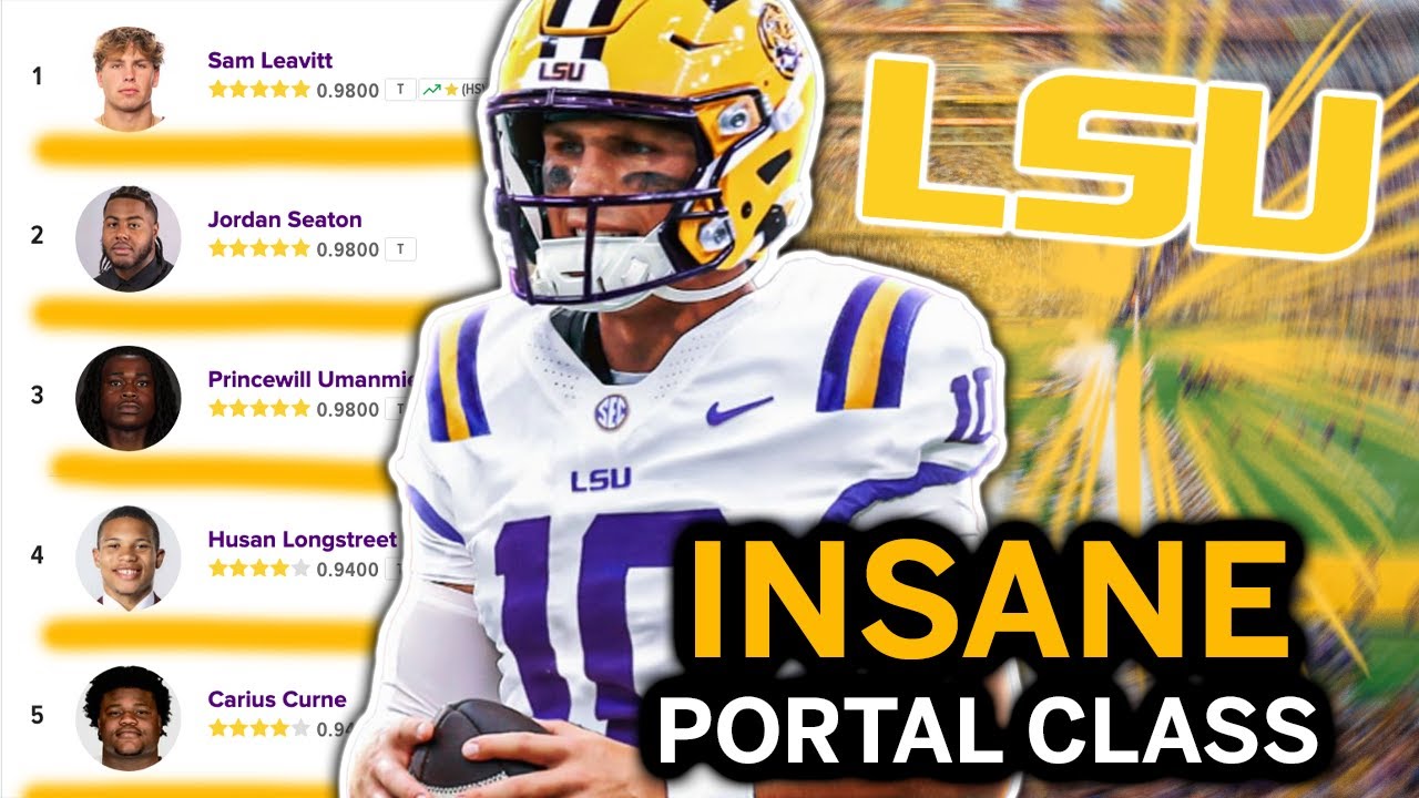 У LSU невероятно сильный состав игроков, которых можно привлечь через трансферный портал в 2026 г...