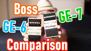 Boss GE-7 vs GE-6 Comparing Tones & Schematics! Best Selling Equalizer Pedal Against Its Predecessor