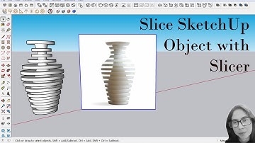How to Slice Your Object in Sketchup for Perfect 3D Models #sketchup