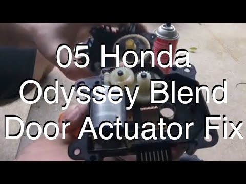 05 Honda Odyssey Drivers Side Temperature Blend Door Actuator Repair