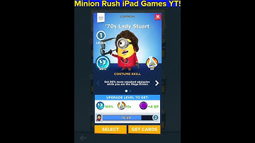 Minion Rush Unlock 70s Lady Stuart