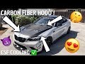 BRAND NEW CARBON CARBON HOOD + CSF PARTS! * CRAZY BUILD