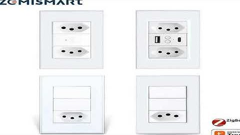 A must-have product! Zemismart Zigbee Smart Brazil Socket 10A 20A Outlets Work with Tuya Smart Lif