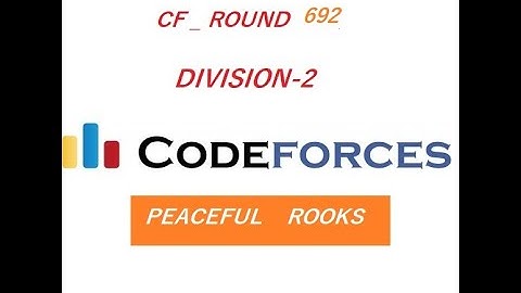 Peaceful_Rooks CodeforcesRound 692 Div-2