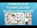 Soy Docente: FORMATOS DE PLANIFICACIÓN 2018