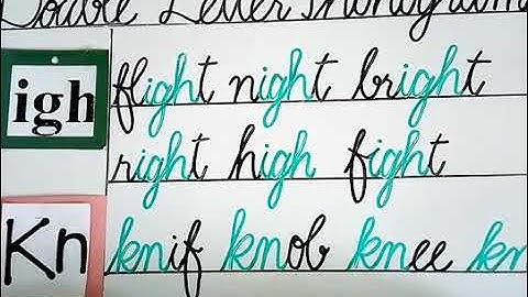 PVI ENGLISH (WRITING SERIES) LESSON # 44 (PART-1) DATED 7-7-2020 TOPIC: DOUBLE LETTER PHONOGRAMS