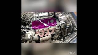 97 Mitsubishi Eclipse Spyder engine finally in.